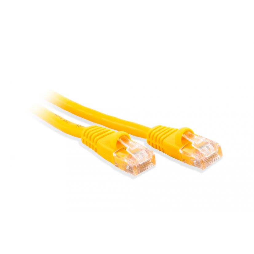 MAJORCC ME4CBPAYL-001 Patch Cord, Cat5e Yellow, 1 Ft.